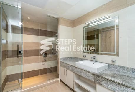 1 BHK Furnished Apartment with City View in Lusail