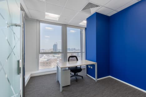 Fully furnished office space for rent in DOHA, Shoumouk Towers   for 2 persons with everything taken care of