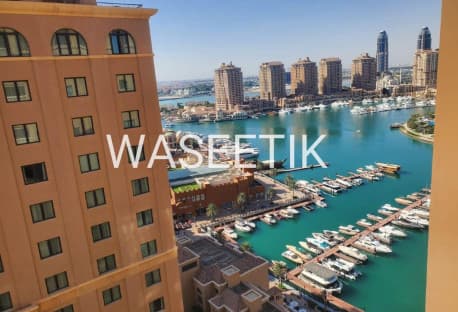 Semi Furnished 1bhk in Porto Arabia + Office Room