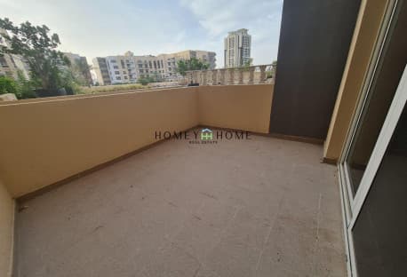 Semi Furnished 1-BHK in Lusail with Front Garden