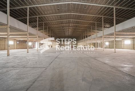 Steel Factory with Mezzanine in New Industrial