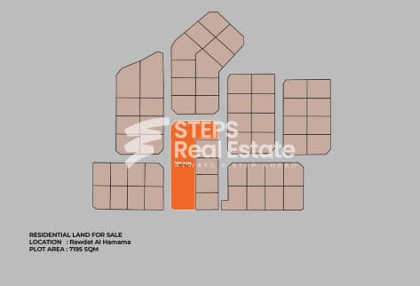Villa Plot on Four Streets in Al Rawdat Al Hamama