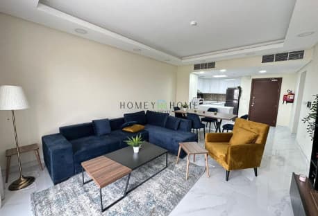 Furnished 2 BHK in Lusail with Balcony & Bills