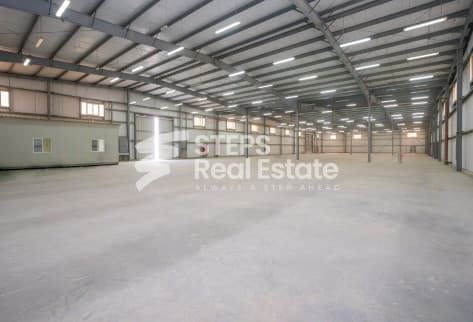 2600 sqm Warehouse with Open Yard and Offices