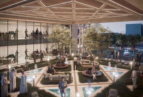 modern offices Located in Lusail Boulevardvard