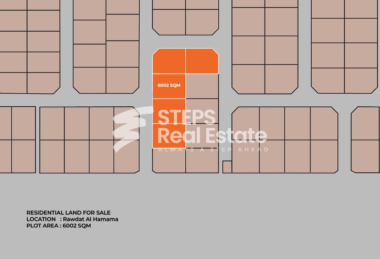 Five Prime Plots for Villas in Rawdat Al Hamama
