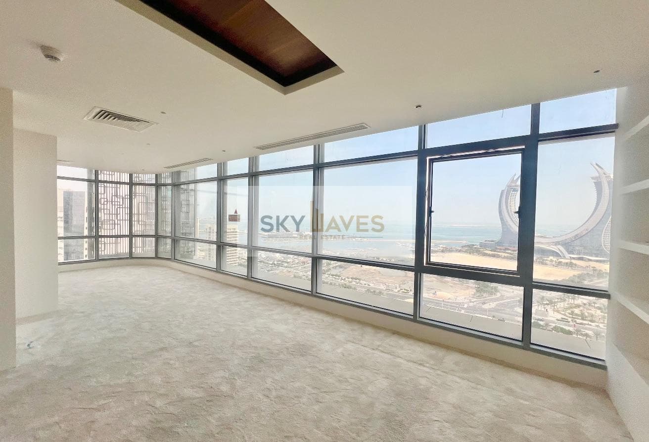 SEA VIEW 2 MONTHS FREE 220 SQM OFFICE IN LUSAIL