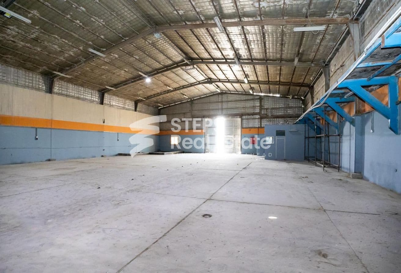 Garage with Office and Labor Rooms in Industrial