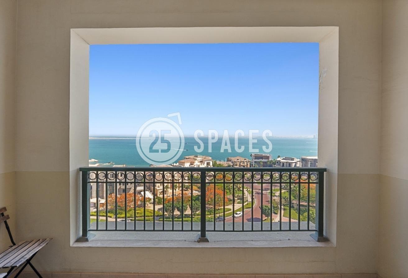 Title Deed I 2 Bedroom Apt Balcony I Full Seaview