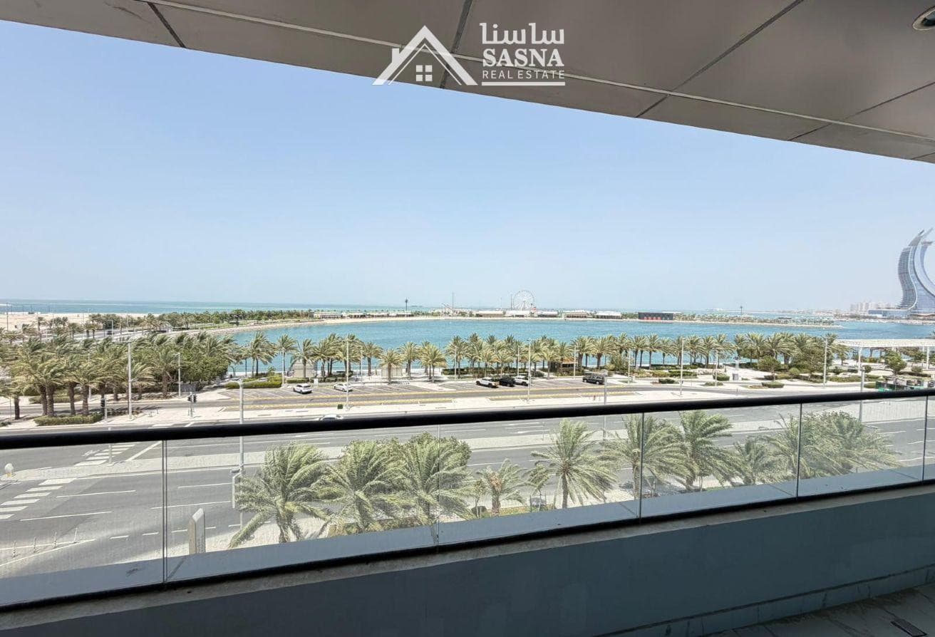 2 BALCONIES | SEA VIEW | SEMI FURNISHED | FOR SALE