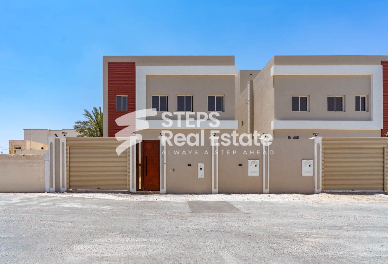 Brand new villa for rent with garden in Al Luqta