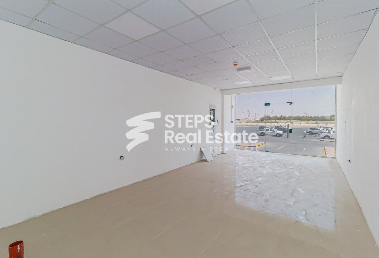 Ready Commercial Shop for Rent in Al Shahaniya