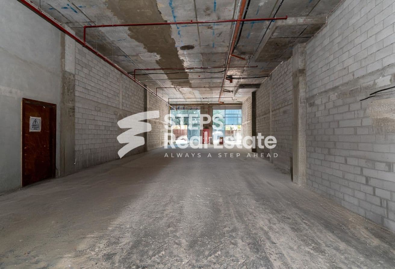 Shell & Core showroom in Lusail main road frontage