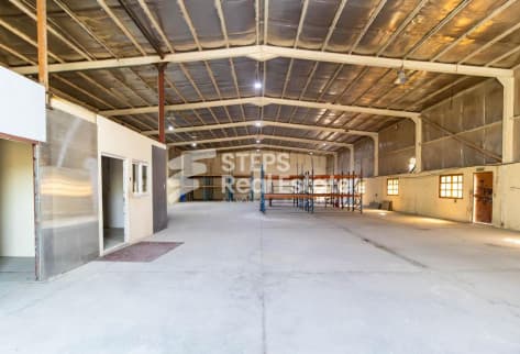 Warehouse with Rooms and Office for Rent